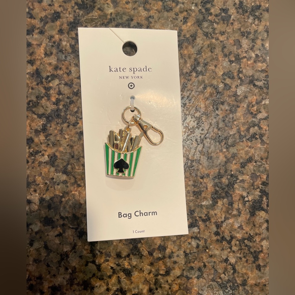 Kate Spade x Target collab French Fry Bag Charm - Picture 1 of 1